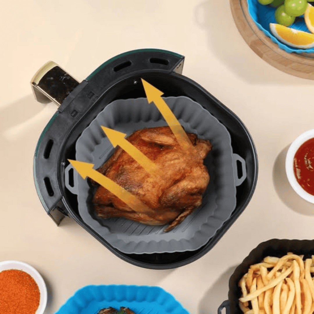 Square Silicone Air Fryer Liners