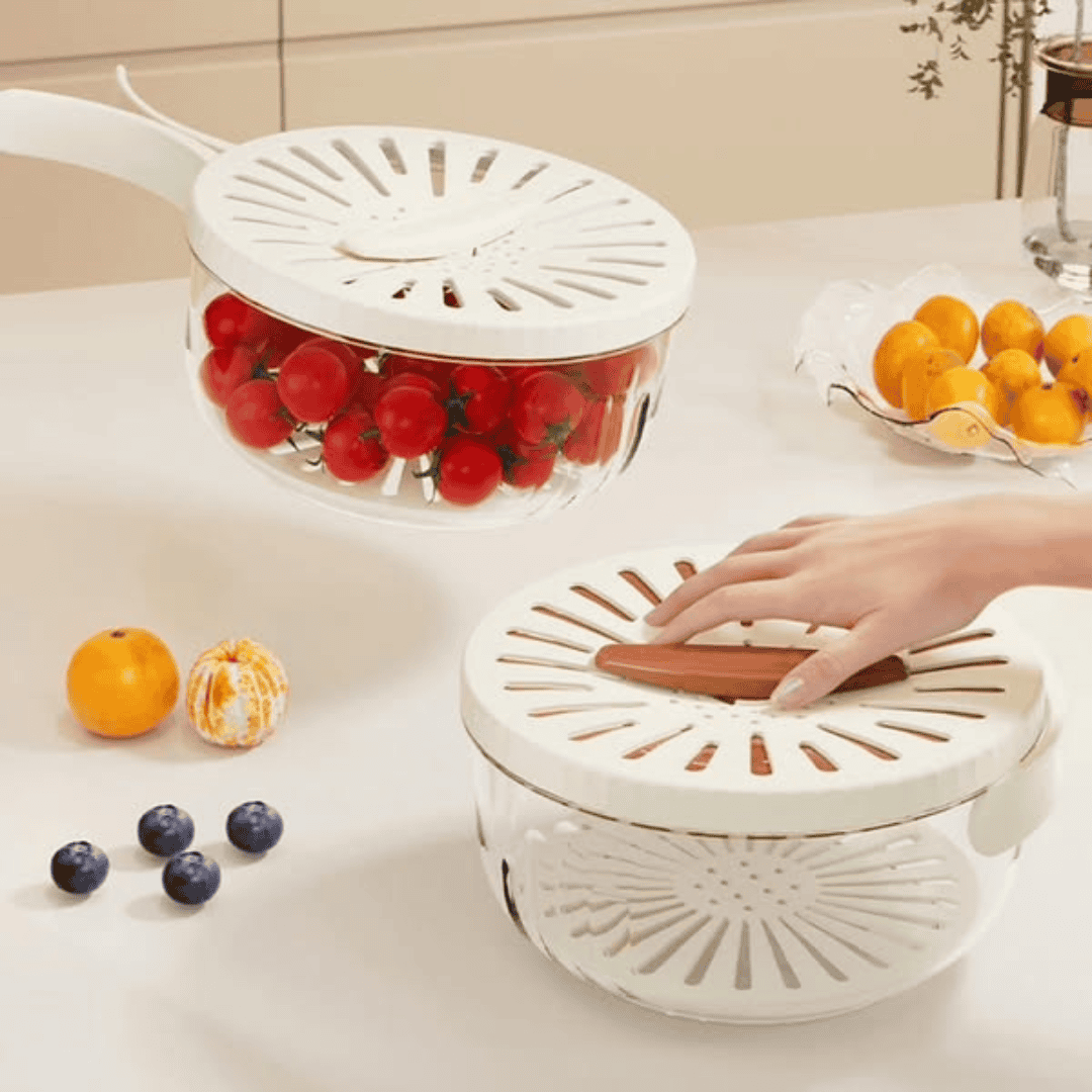 Multi-functional Food Storage/ Fruits/Vegetable Drainer