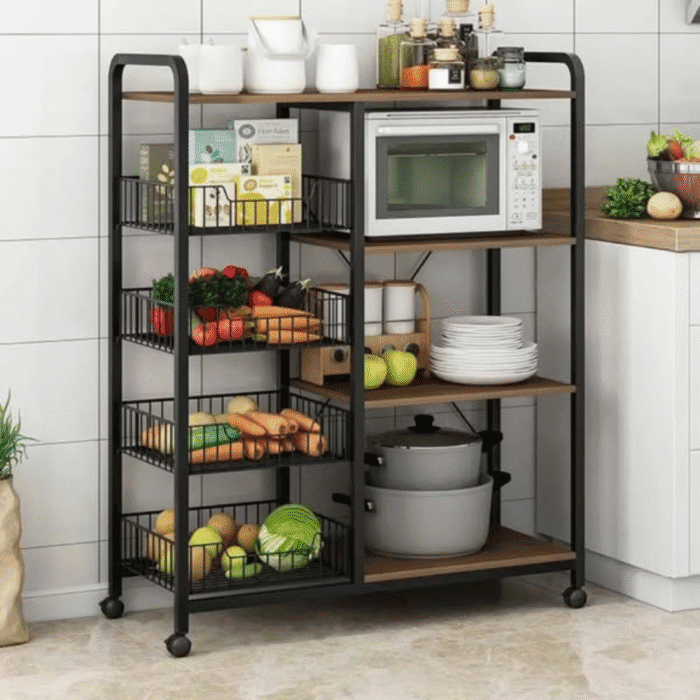 Multifunctional Strong Metallic Kitchen Rack