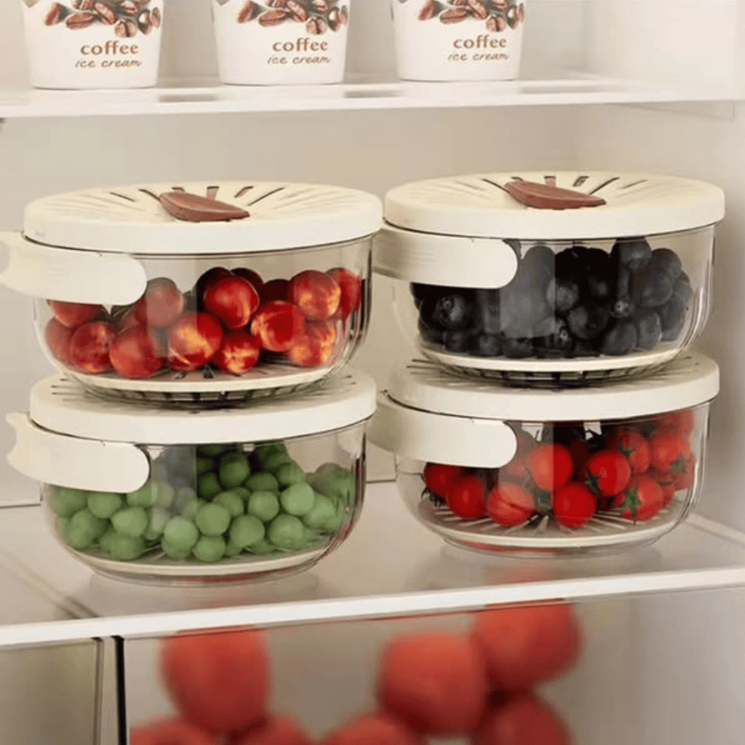 Multi-functional Food Storage/ Fruits/Vegetable Drainer