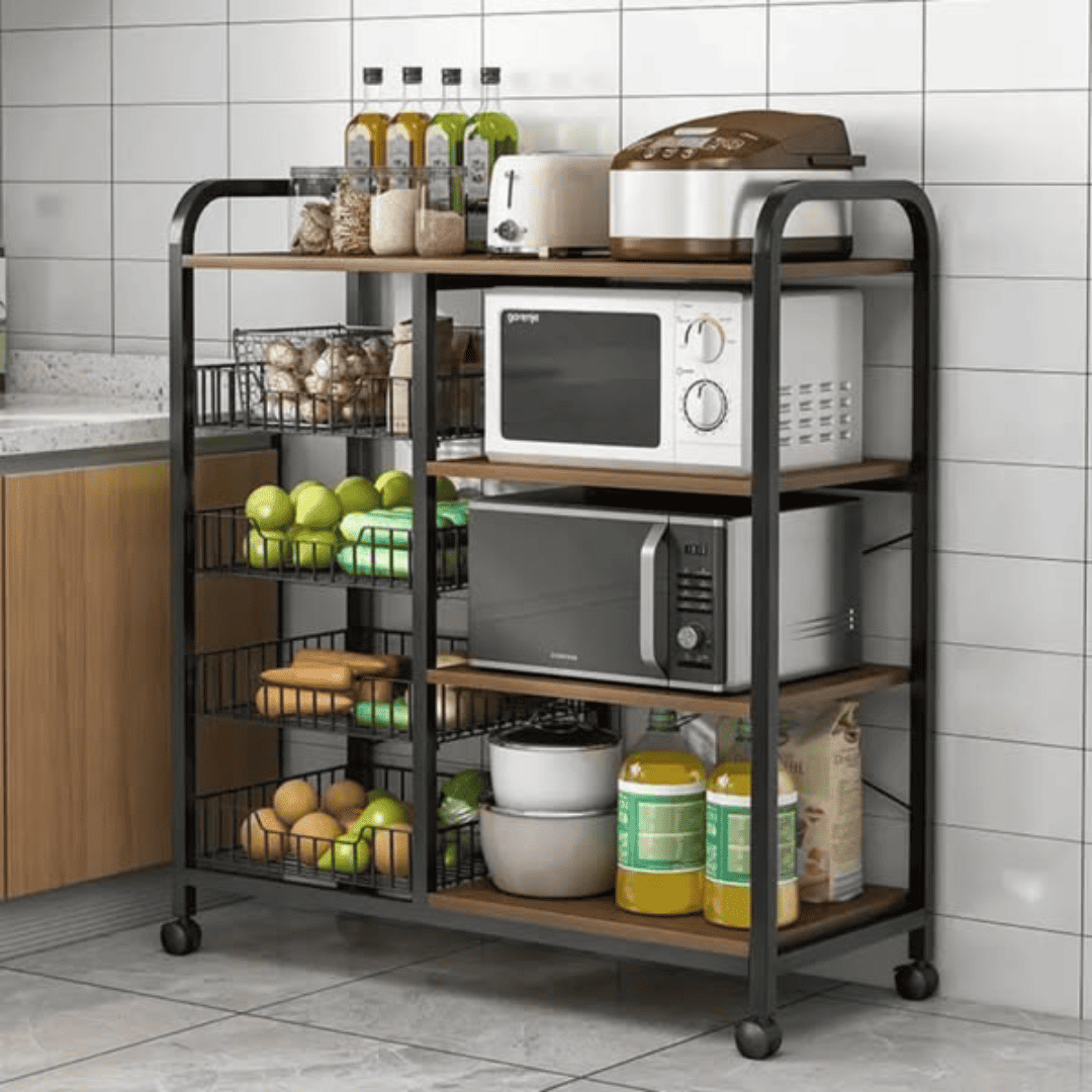 Multifunctional Strong Metallic Kitchen Rack
