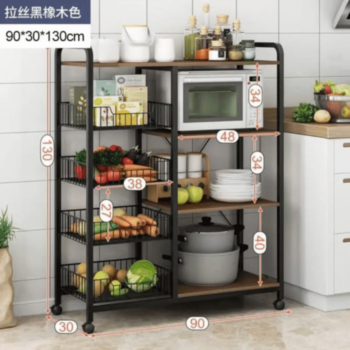 Multifunctional Strong Metallic Kitchen Rack
