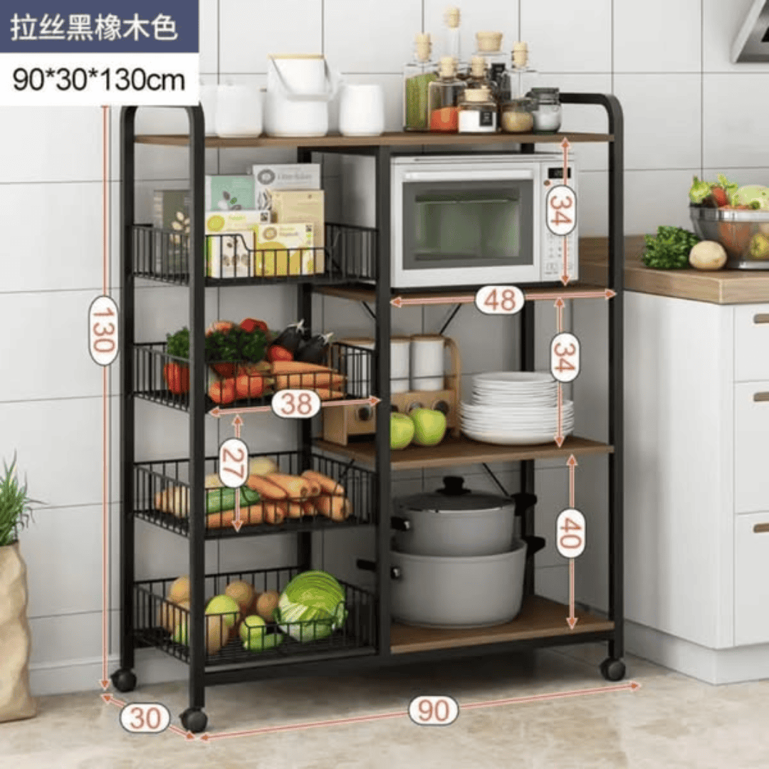 Multifunctional Strong Metallic Kitchen Rack