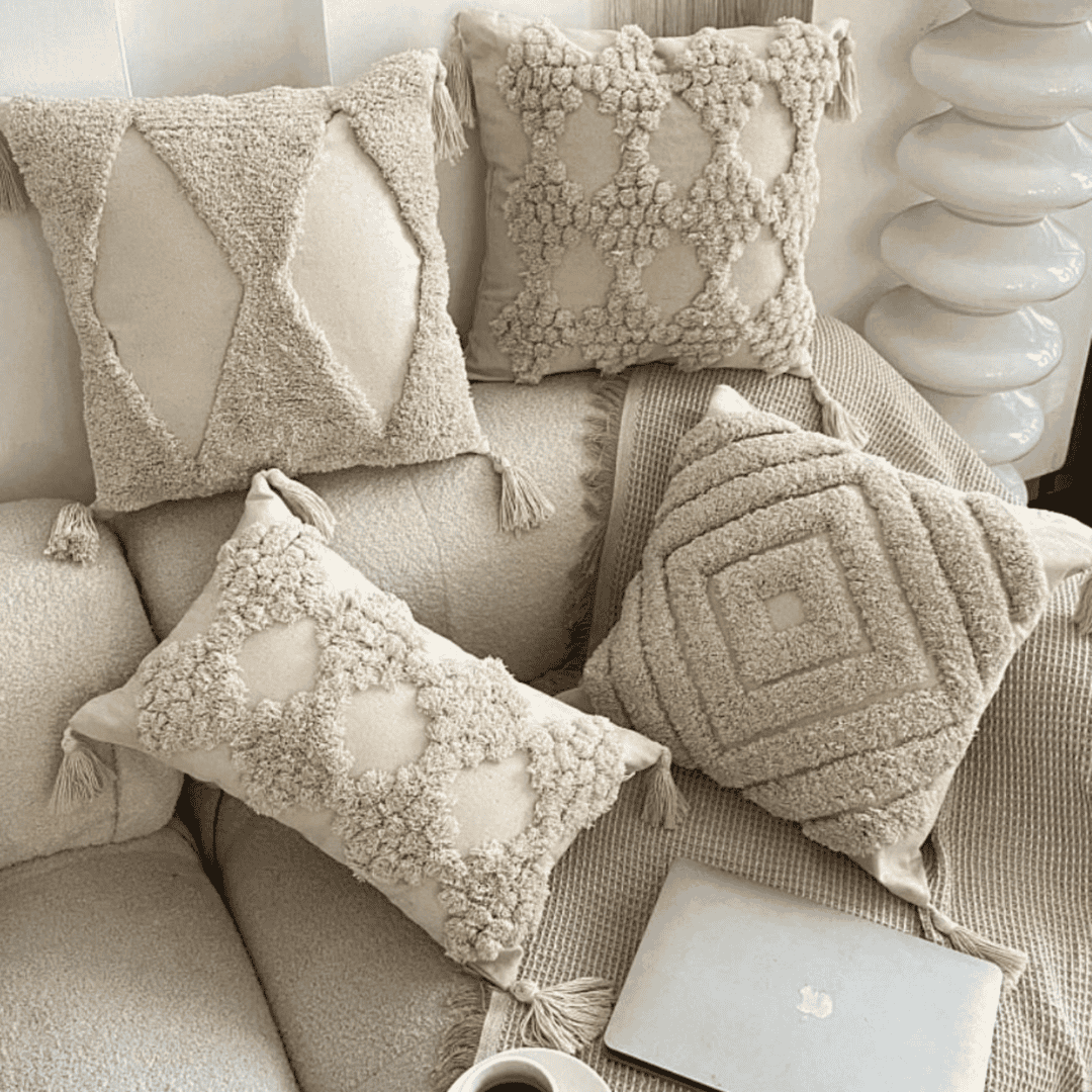 4pcs Throw Pillow Cases