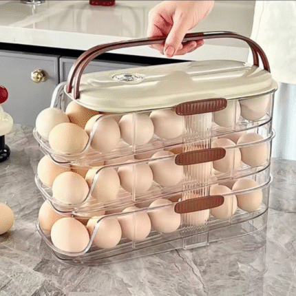 Acrylic Stackable Automatic Sliding/Rolling Egg Storage Box