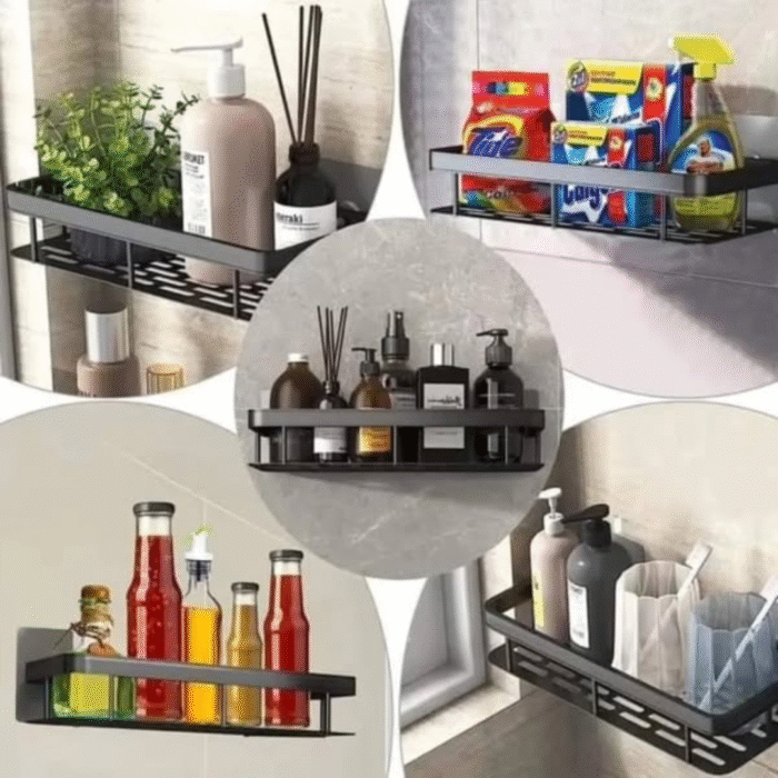 4Pcs Set Shower Caddy Shelf / Bathroom Organizer