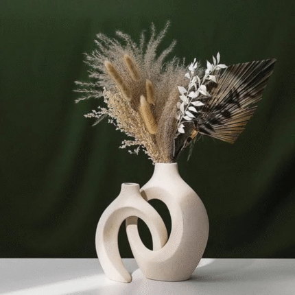Ceramic Flower Vase/Twin Vase