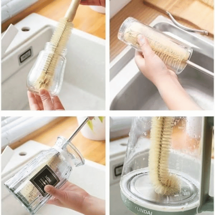 4pcs Long Bottle Cleaning Brushes