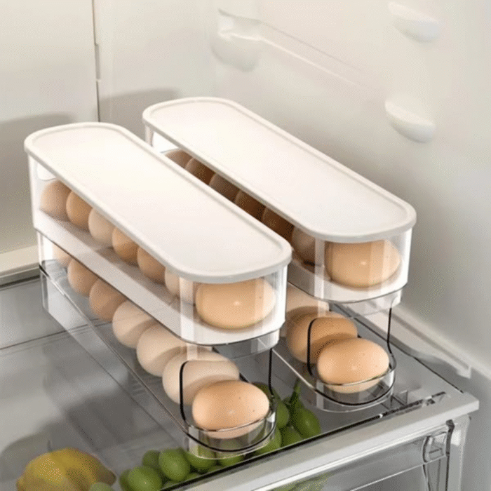 Double Layer Rolling Egg Dispenser