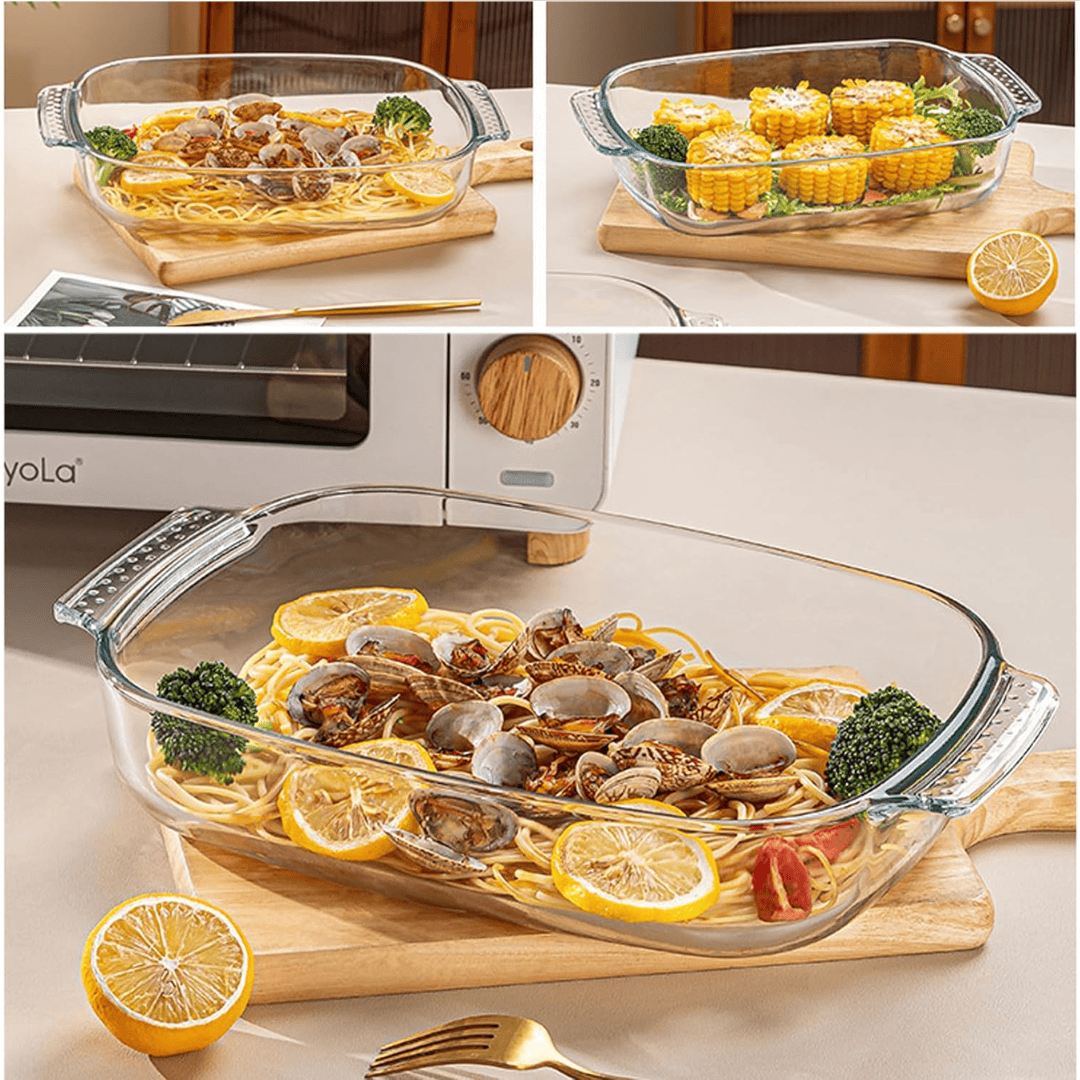 3-in-1 Borosilicate Baking Glassware Set