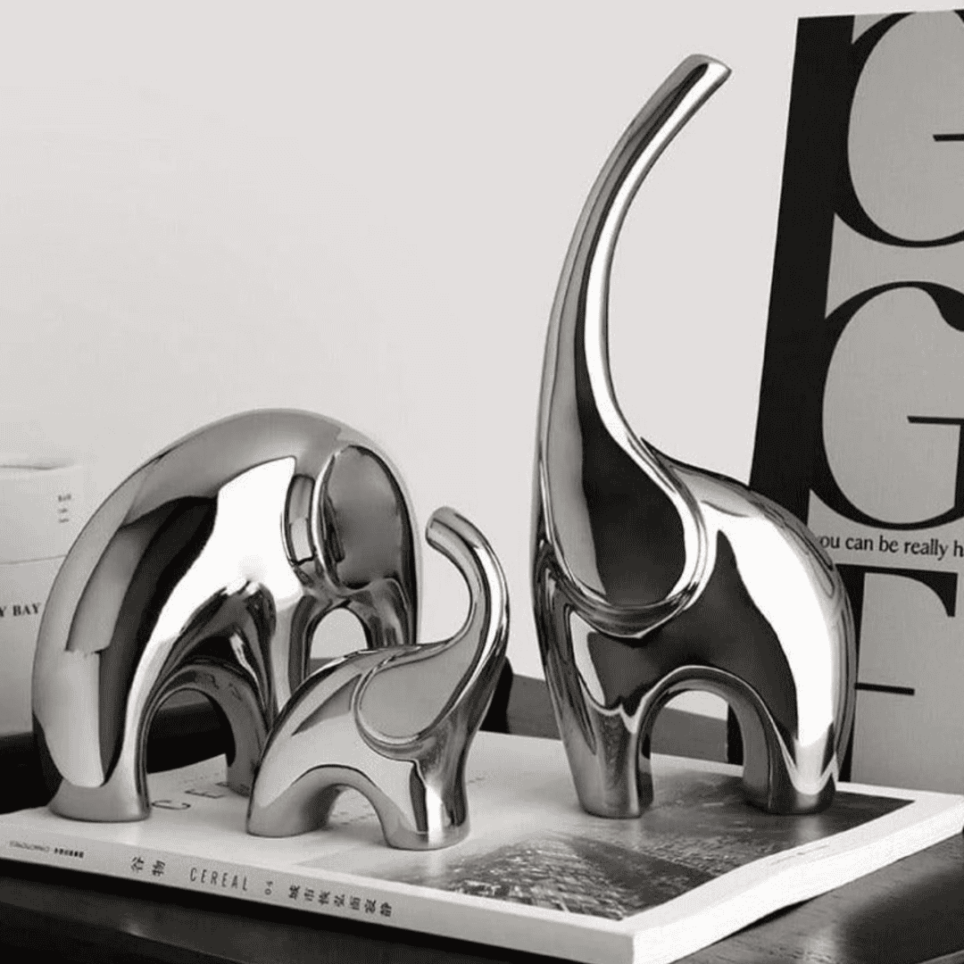 3pcs Elephant Home Décor