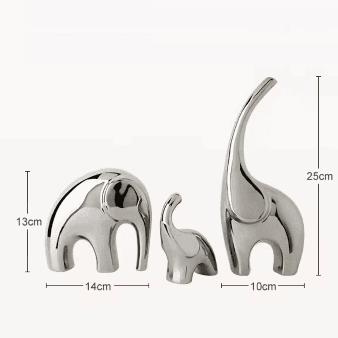 3pcs Elephant Home Décor