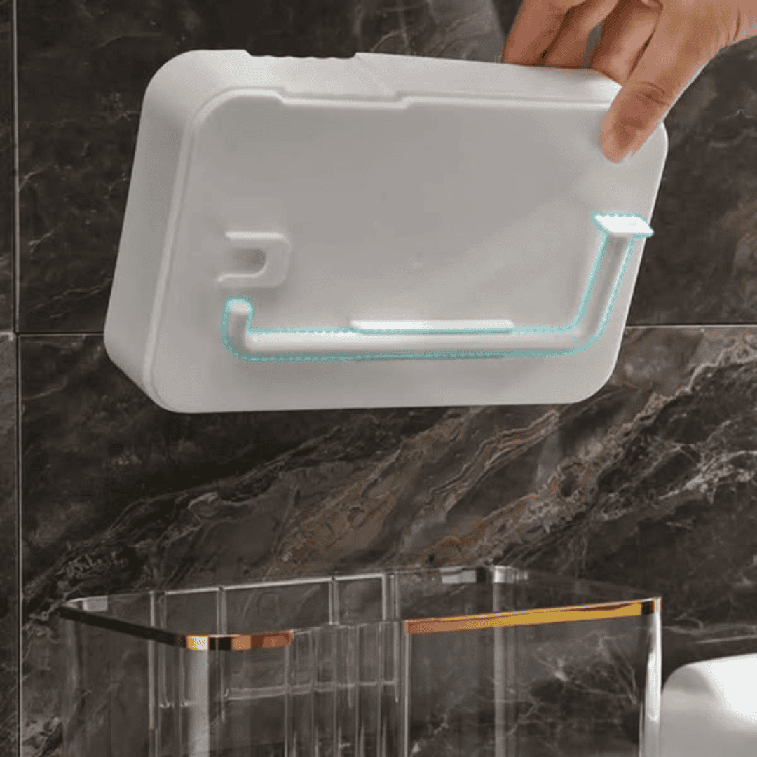 Gold Plated Wall Mounted Tissue Box