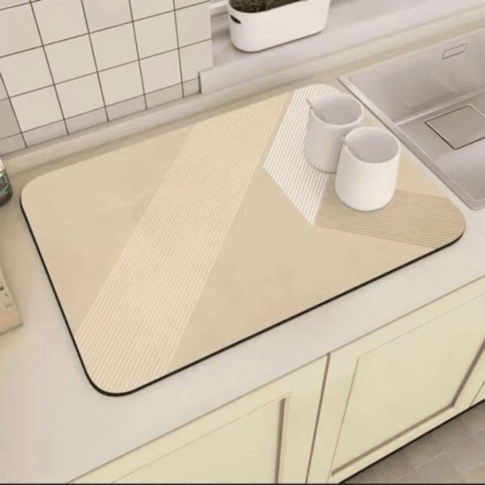 Super Absorbent Non-Slip Dish Drying Mat