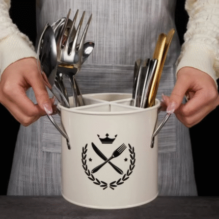 Alloy Cutlery Holders with Partitions