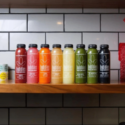 Reusable Glass Juice Bottles