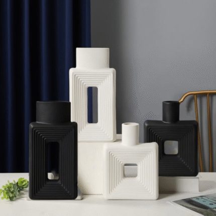 2Pcs Decorative Vase Set