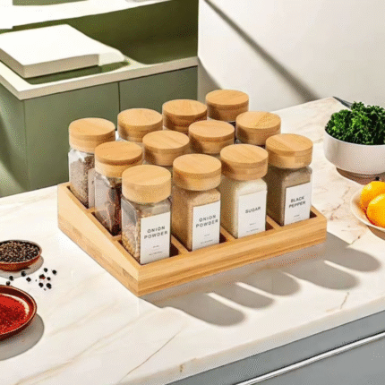 12pcs Spice Jar Set with Labels and Pen