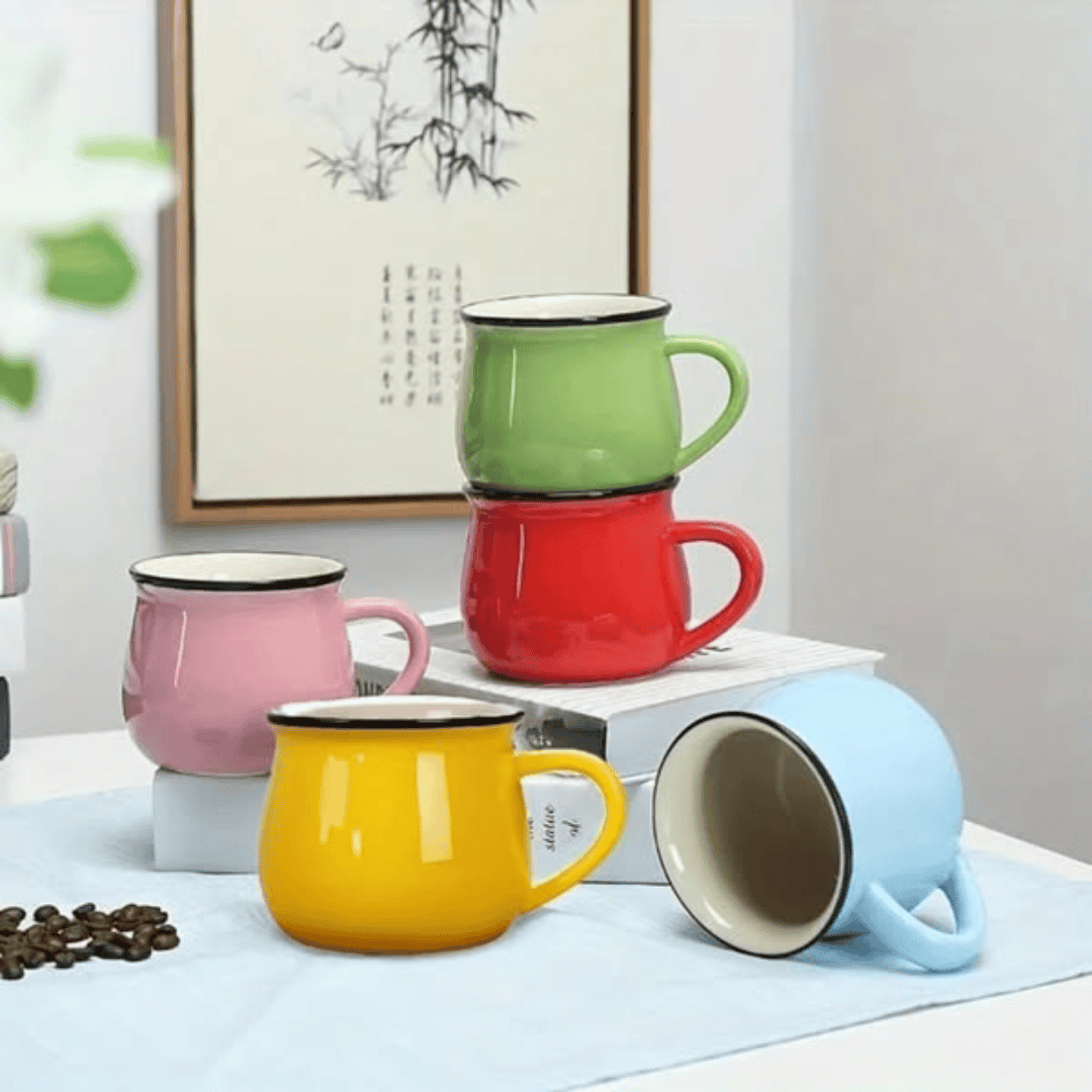 6pcs Ceramic Pot Mugs