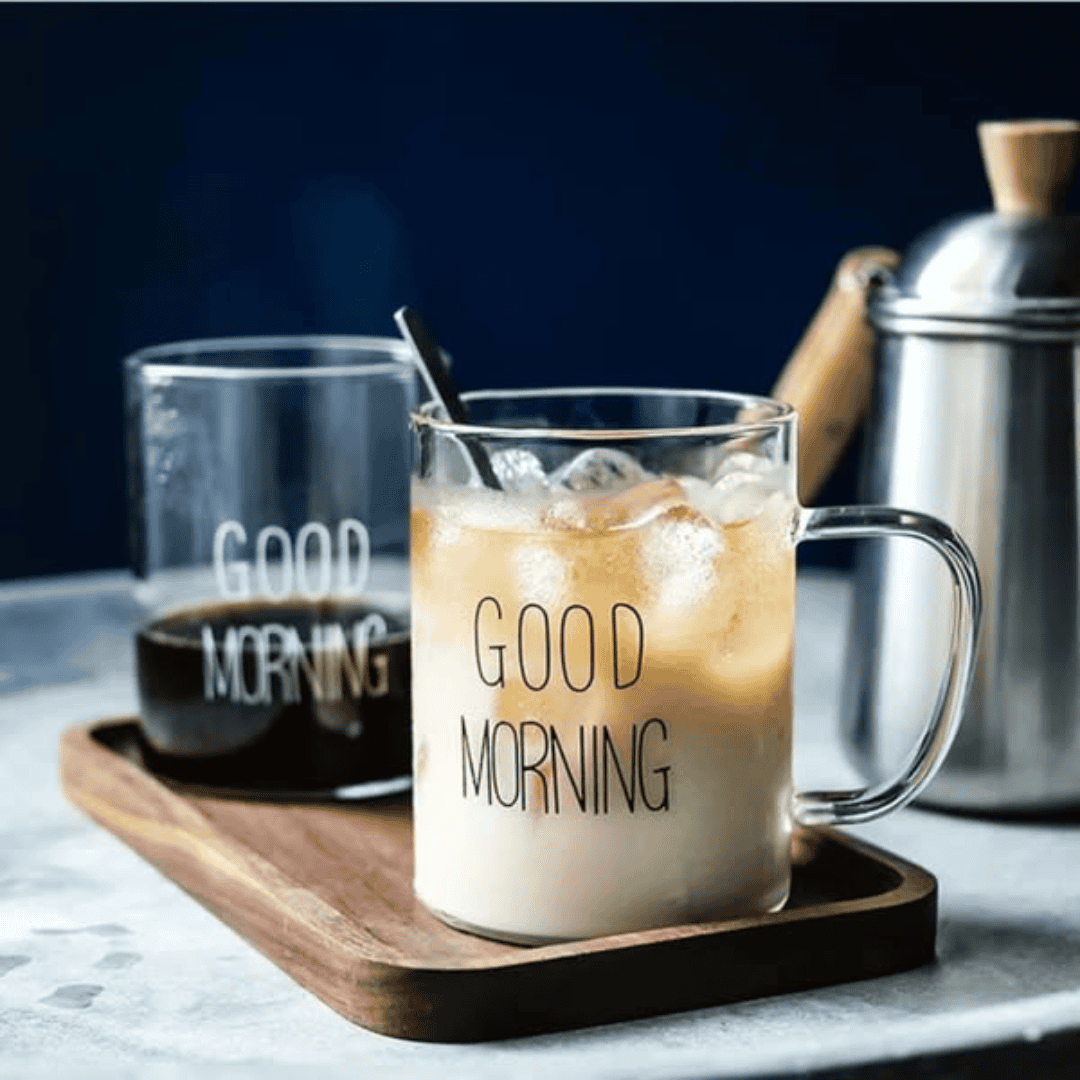 425ml Heat Resistant Good Morning Mug