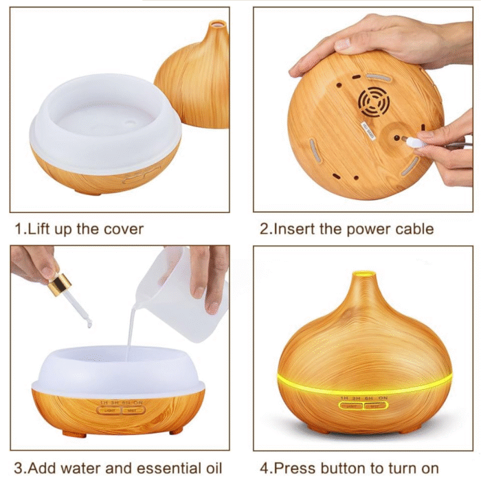 Ultrasonic Humidifier with Remote Control