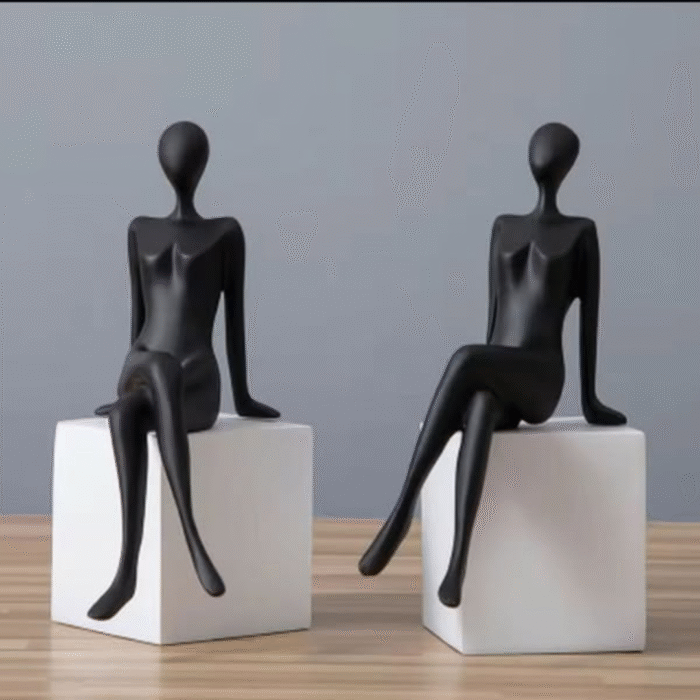 Decorative Sitting Figure Model Bookend