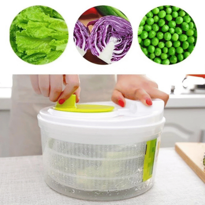 Large 3L Manual Salad Spinner