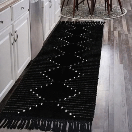 Bohemian Geometric Rugs with Tassels
