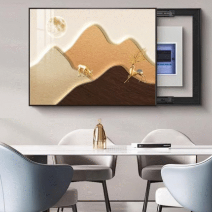 Electric Meter Box Decorative Wall Art Cover