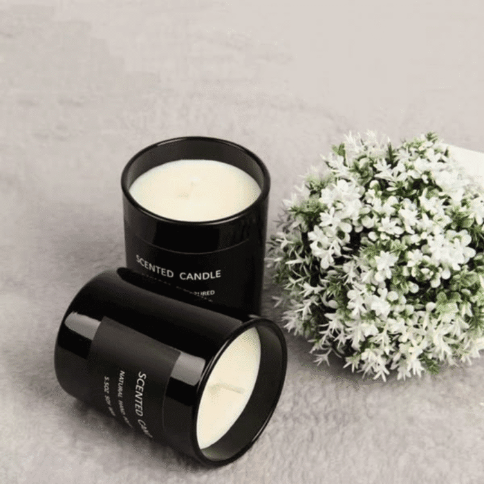 Soy Wax Scented Candle In Glass Jar - Luvly Household Collections