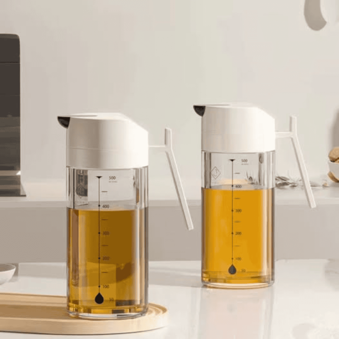 500ml High Borosilicate Glass Oil Jar