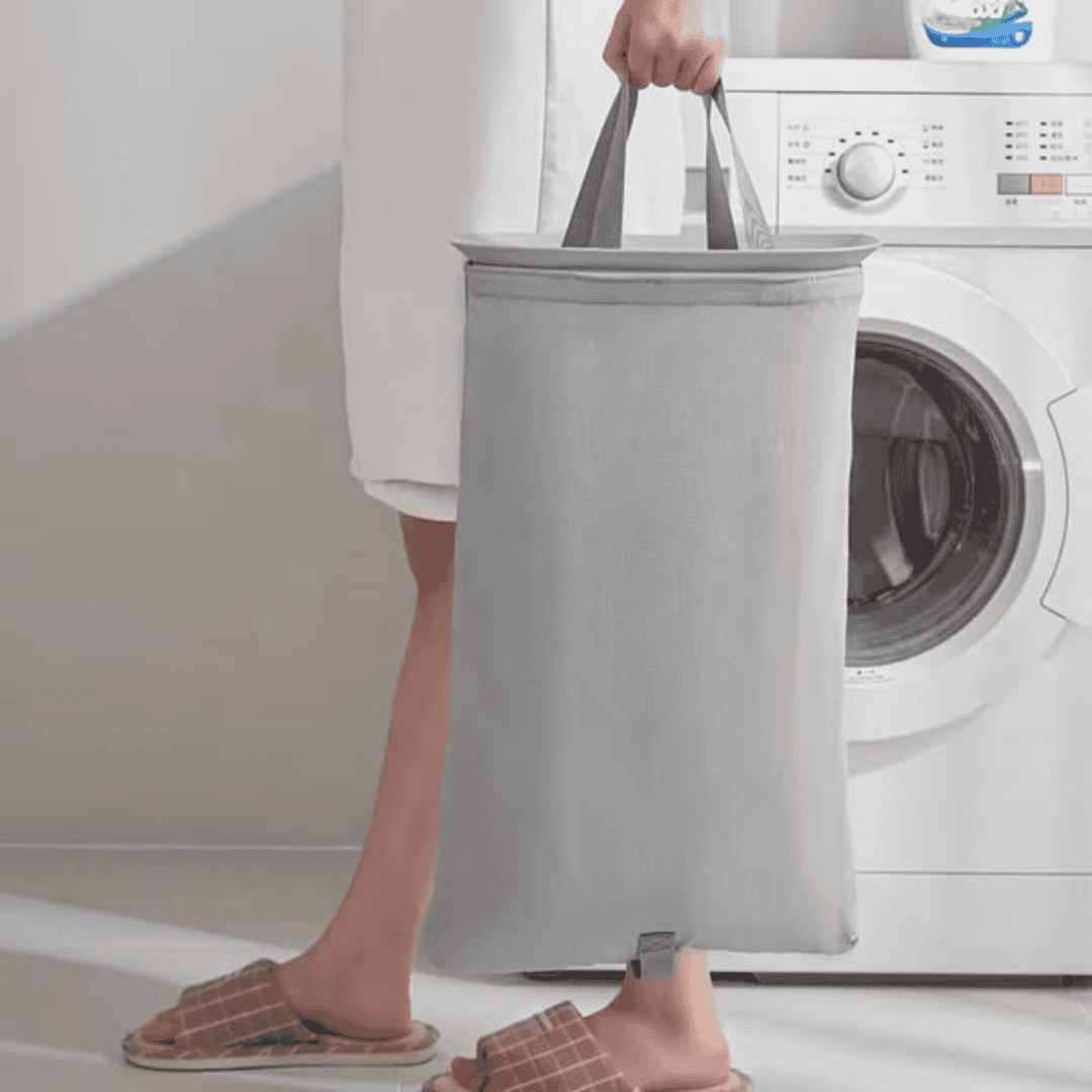 50L Partitioned Laundry Basket