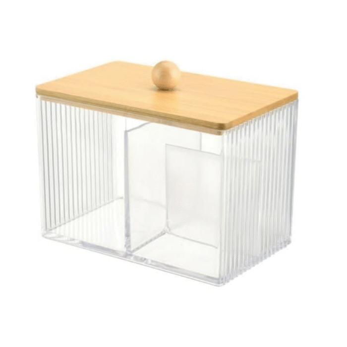 3 Compartment Acrylic Makeup Organizer