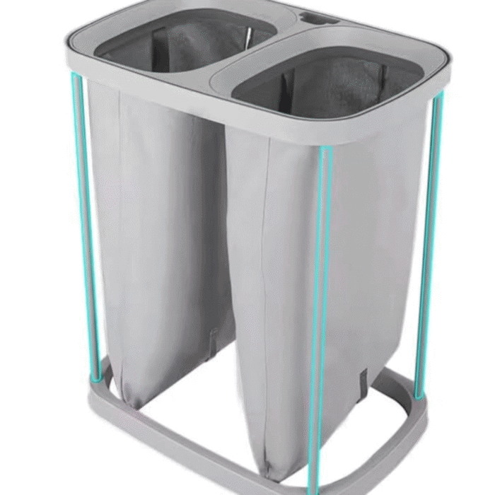 50L Partitioned Laundry Basket