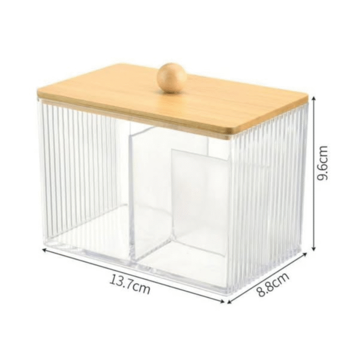 3 Compartment Acrylic Makeup Organizer