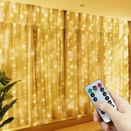 3M × 3M Curtain Lights with Remote