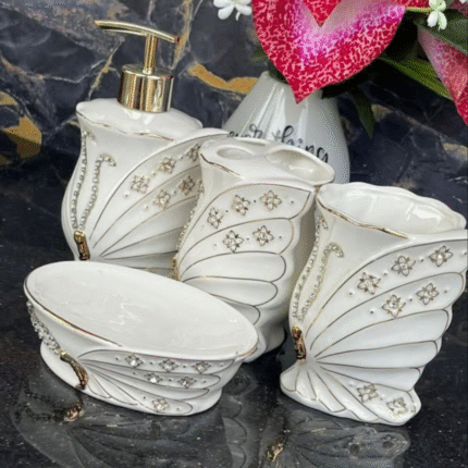 4 Pcs Bathroom Accessories Set
