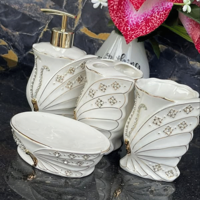 4 Pcs Bathroom Accessories Set