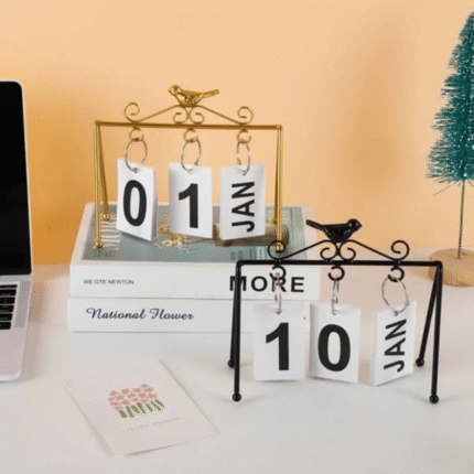 Flip Perpetual Calendar Decor