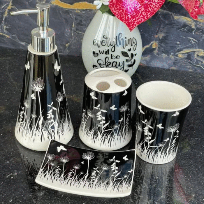 4 Pcs Bathroom Accessories Set