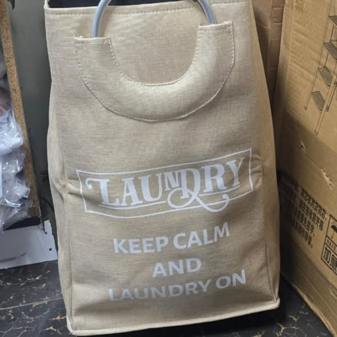 Laundry Basket with Movable Wheels