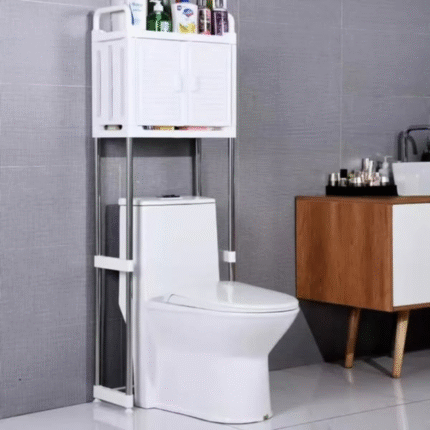 Over The Toilet Storage Rack with Cabinet