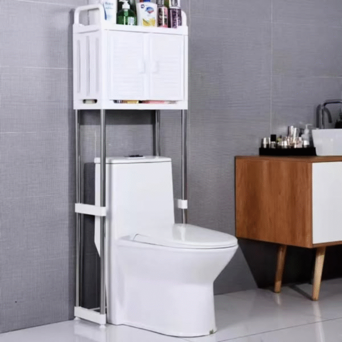 Over The Toilet Storage Rack with Cabinet