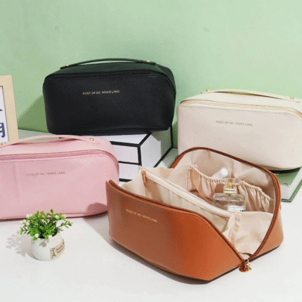 PU Leather Cosmetic Storage Bags