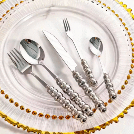 24Pcs Gold Cutlery Set