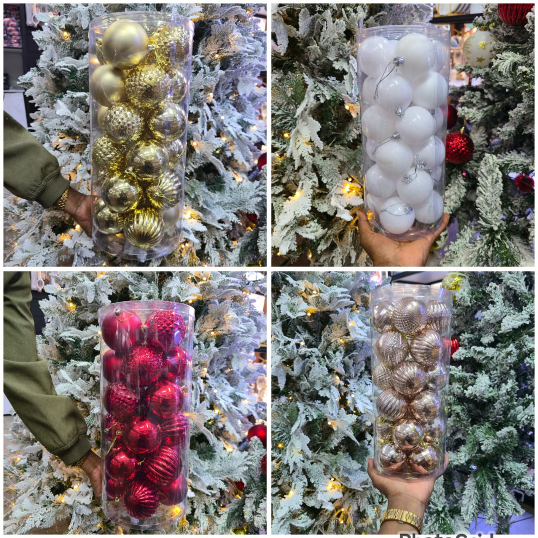 24Pcs Christmas Bubbles