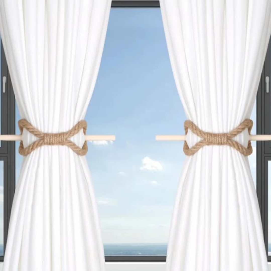 2Pcs Curtain Tiebacks
