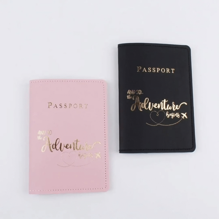 PU Leather Passport Cover Holder