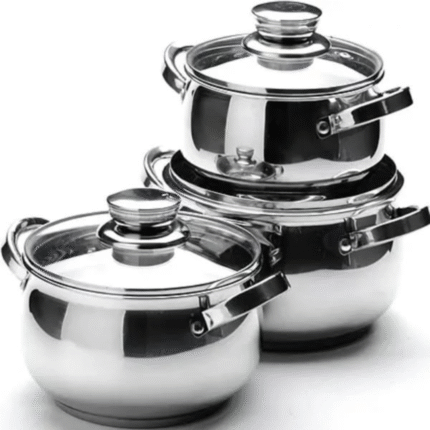 Stainless Steel Cooking Set 6 Pcs