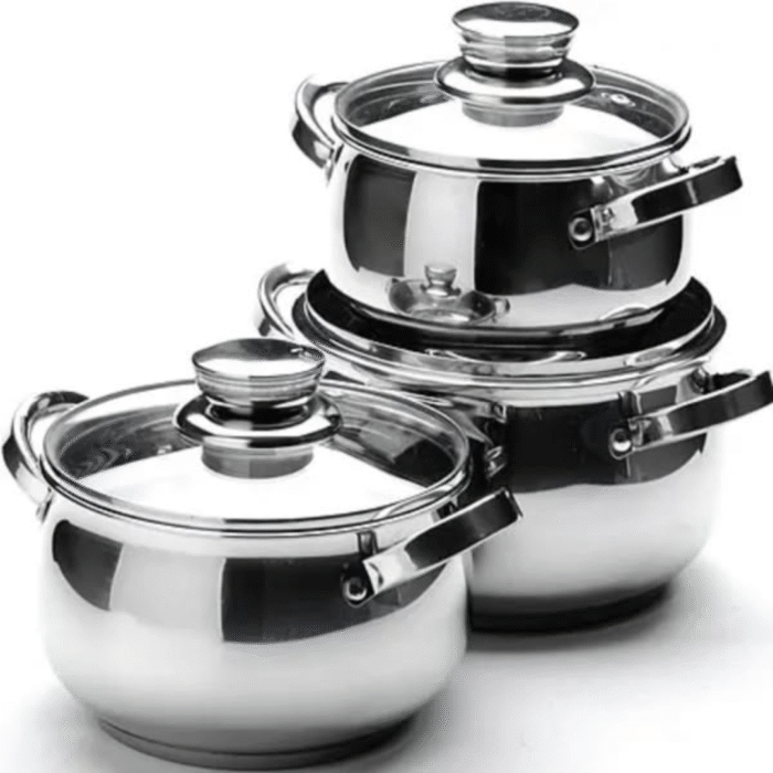 Stainless Steel Cooking Set 6 Pcs